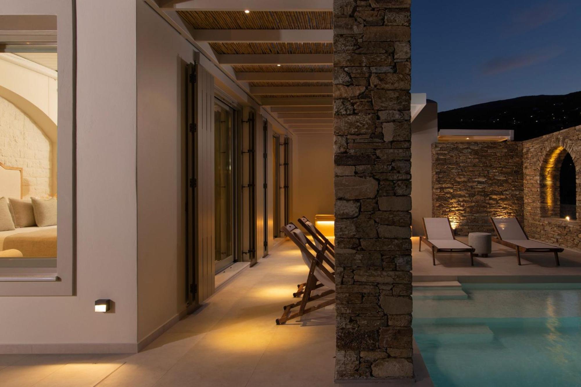 Casa Di Fiori Andros Suites Habitación foto